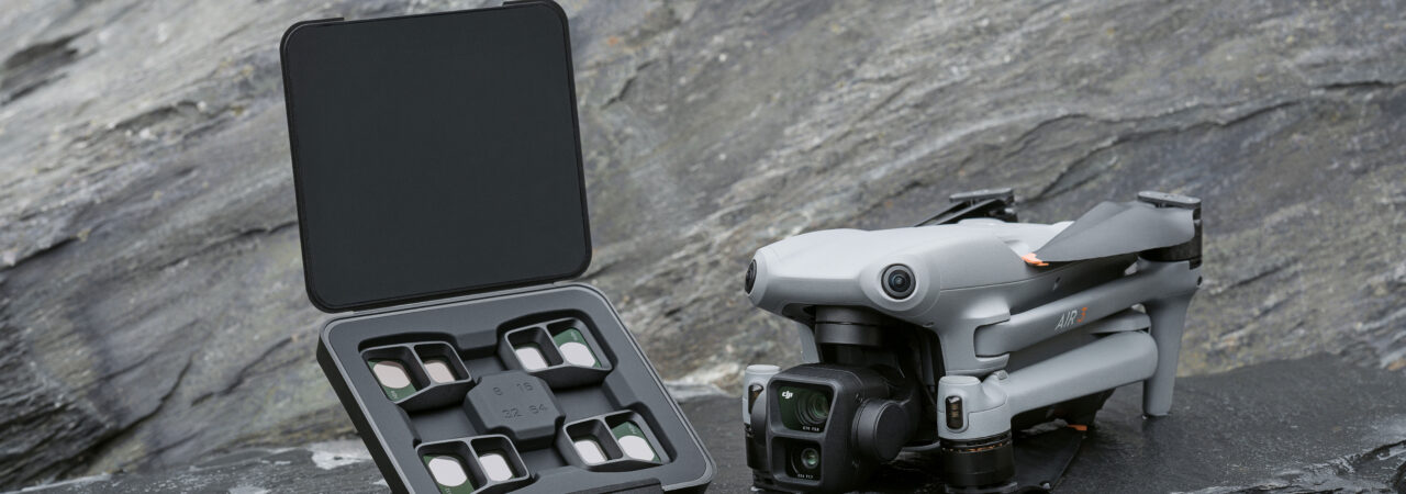 Photo showing a set of filters for drones.