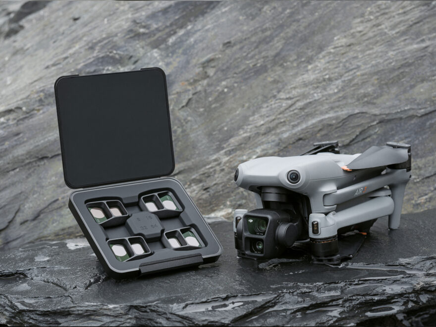 Photo showing a set of filters for drones.